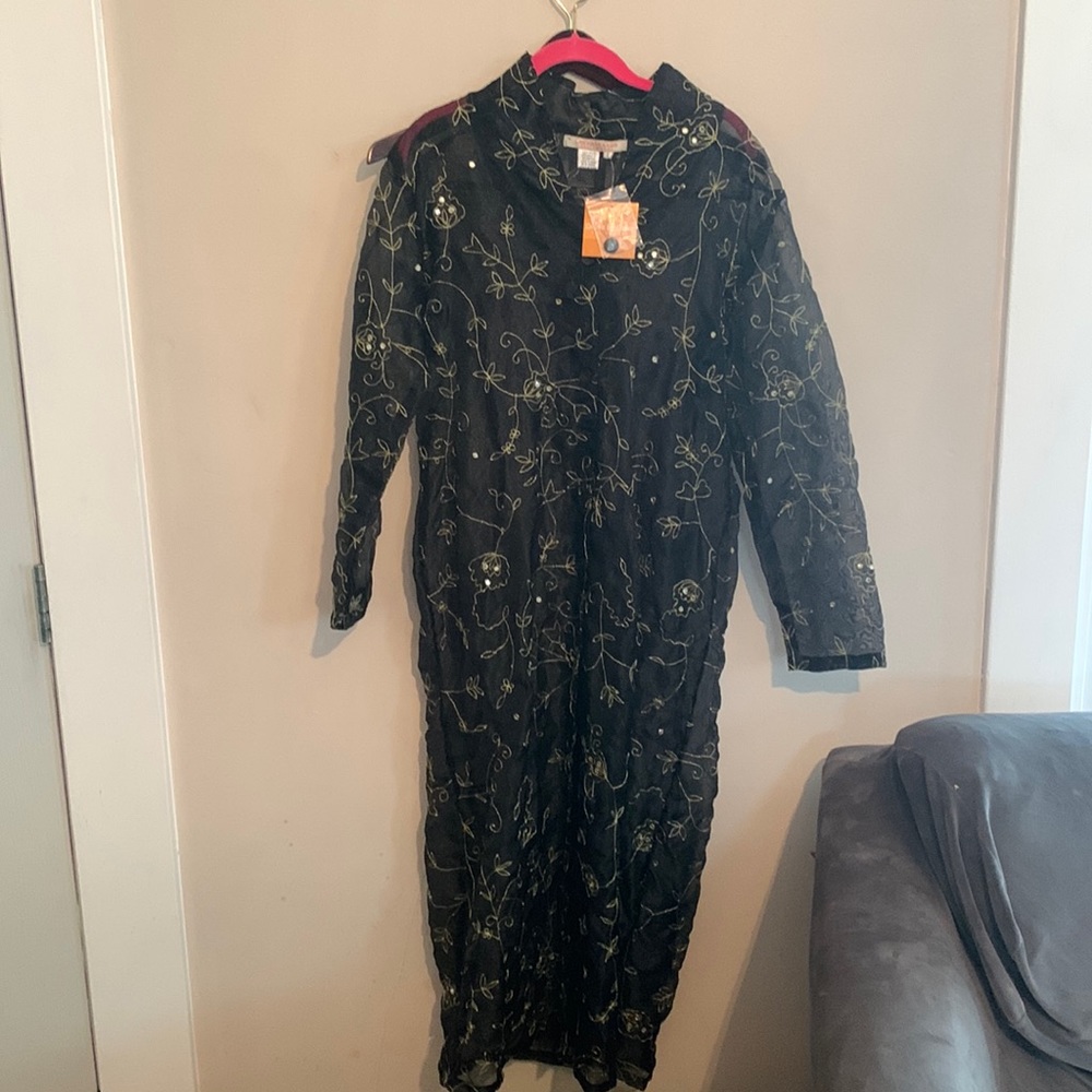 Debra McGuire Stylemaker sheer cover up or sheer dress